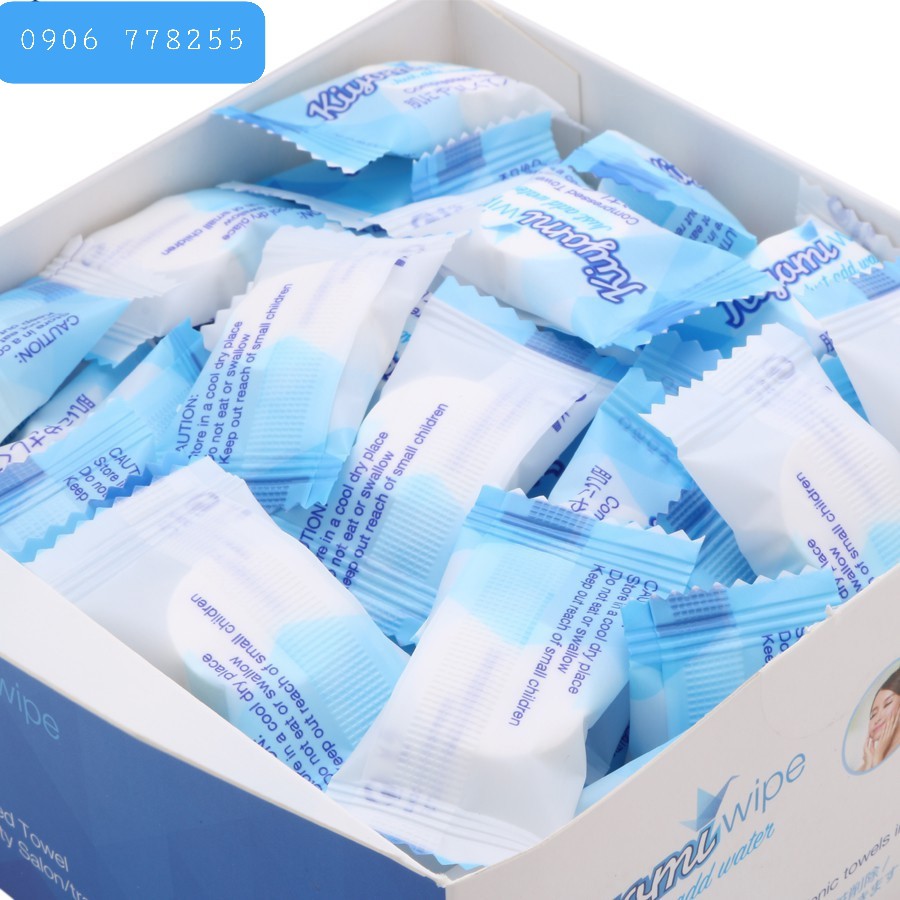 1 viên Khăn nén Nikkori Nhật Bản cao cấp không hóa chất