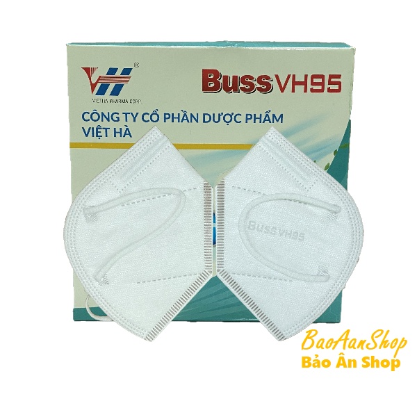 Khẩu trang y tế 5 lớp, không mùi, kháng khuẩn BussVH95 ( BUSH TS95) - Hộp 10 cái