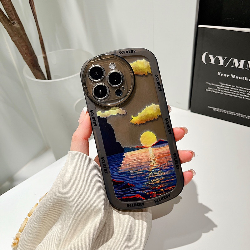 Xiaomi Redmi 10C 10 10A 9T 9A 9C 9 Note 11 11s 10s 10 9 8 Pro Mi 12 11T Pro Poco F3 X3 NFC X3 Pro Phone Case Sunrise And Sunset Soft Clear Silicone Cover Protective Back Cover