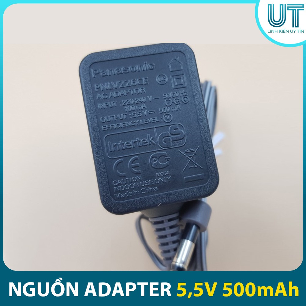 Nguồn Adapter PANASONIC 5.5V 500mA Chất Lượng Cao