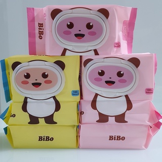 Combo 20 bịch khăn giấy ướt bibo cho bé không mùi, không gây kích ứng da 100 tờ/gói