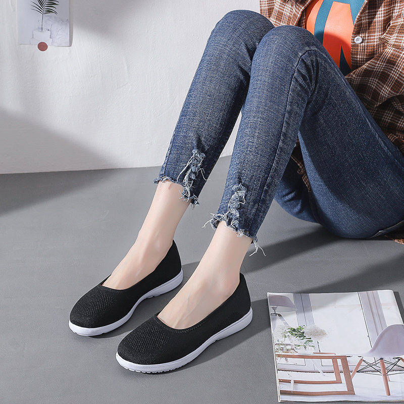 Giày Búp Bê Mũi Tròn Thời Trang Cho Nữ