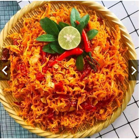 [HÀNG CAO CẤP] Khô gà lá chanh đậm đà cay cay thơm ngon (200gram-500gram) | BigBuy360 - bigbuy360.vn