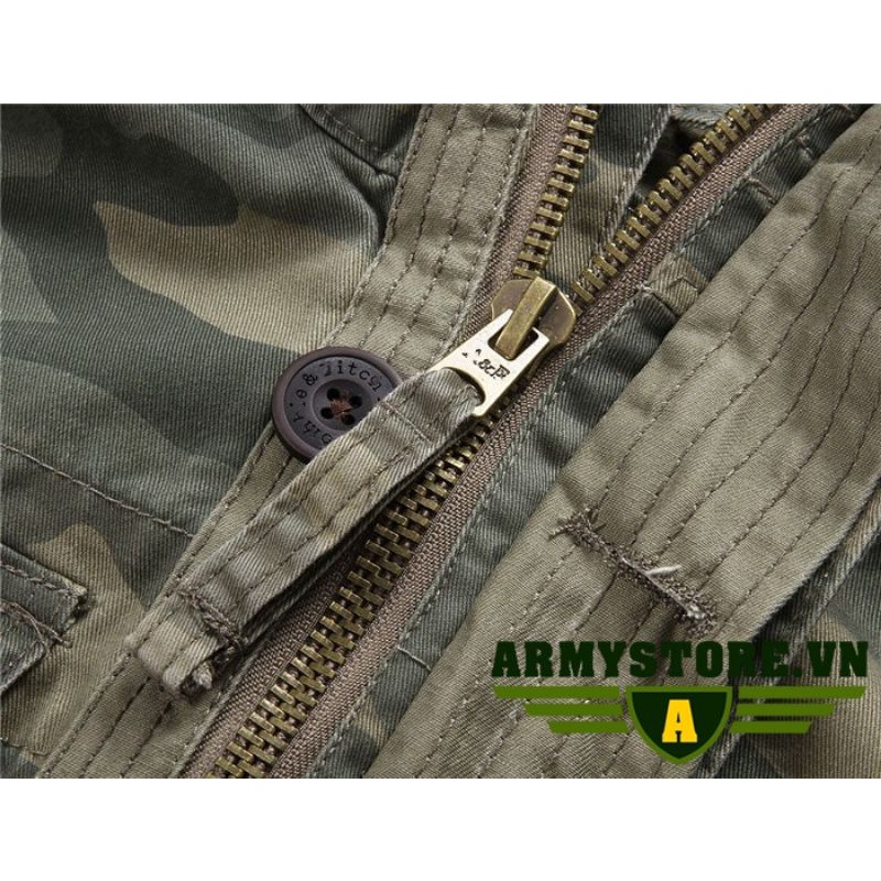 Áo Khoác nam Kaki túi hộp Cao Cấp ARM-938  form Âu