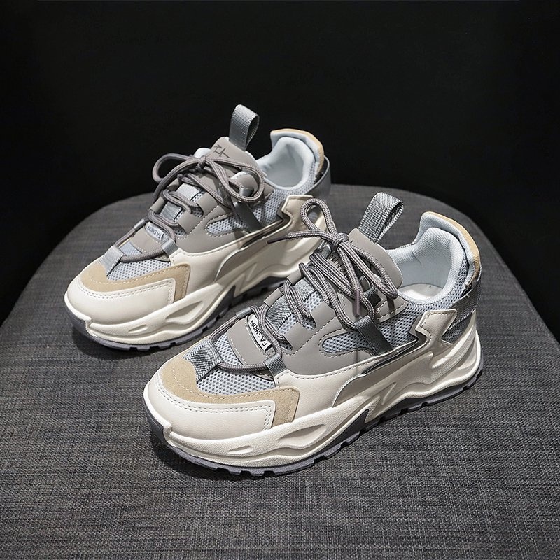 Giày thể thao đế dày phối lưới thời trang cho nữ size 35-40