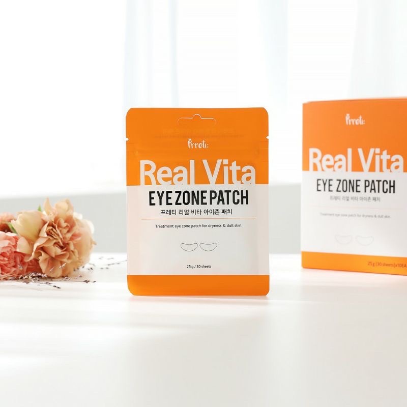 Mặt nạ vùng mắt Prreti Real Vita Eyezone Patch (1 túi 30 miếng)