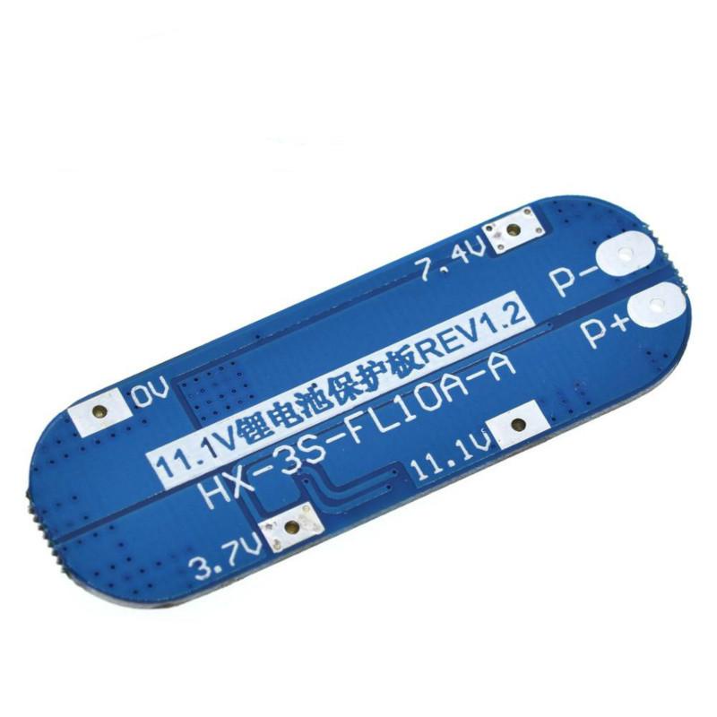 Bảng Mạch Bảo Vệ Pin Lithium 3S 10A 11.1V 12V 12.6V Cho 18650 BMS 3.7V Lithium Ion