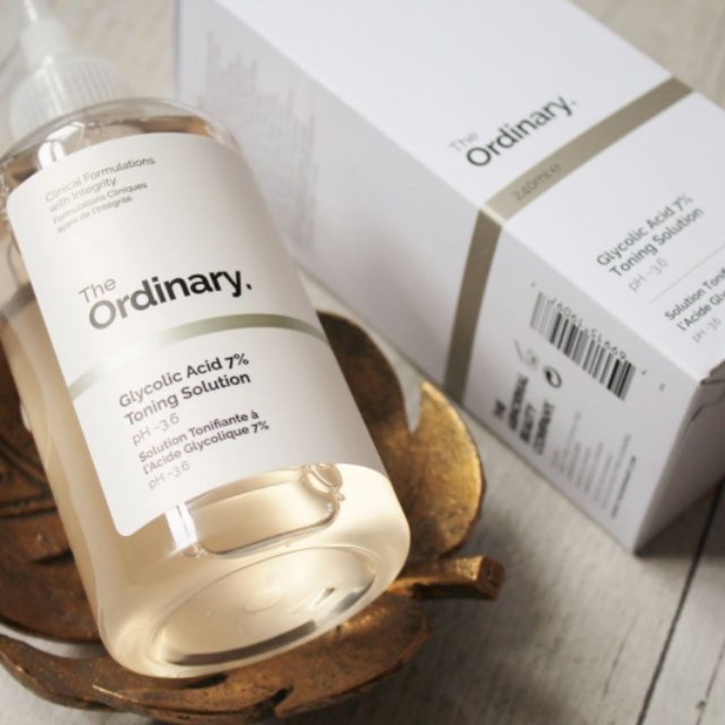 Toner Nước Hoa Hồng The Ordinary Glycolic Acid 7 % Toning Solution AHA Tẩy Tế Bào Da Chết  Sáng Da / Giảm Thâm - odinary