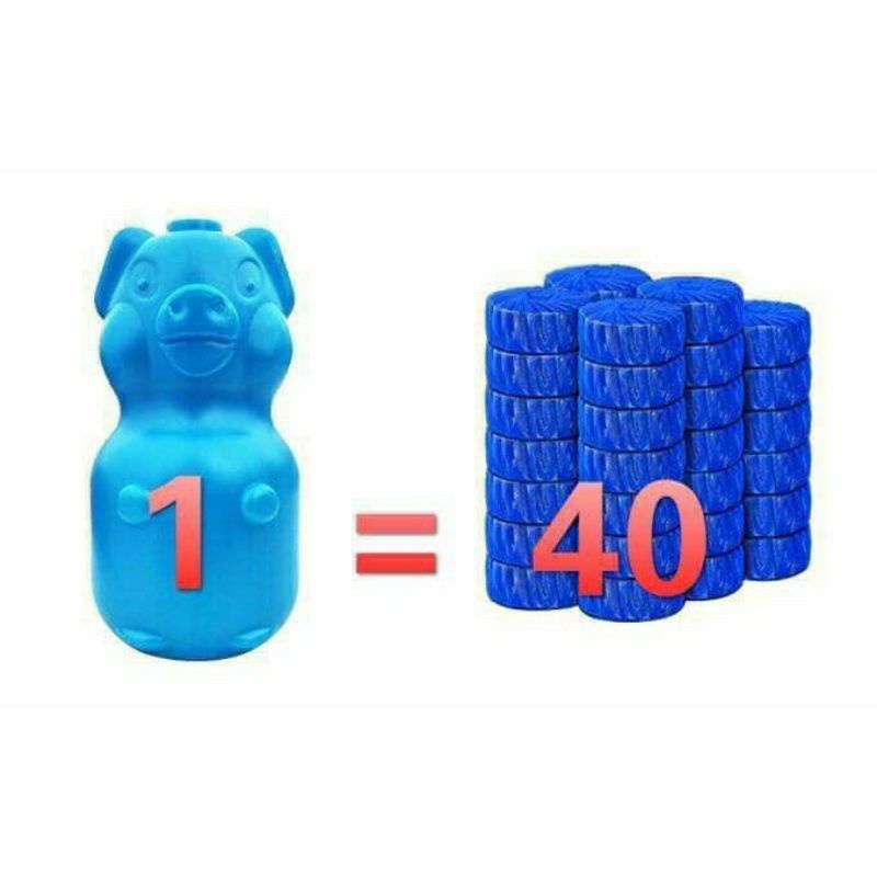 Lọ thả viên bồn cầu hình heo