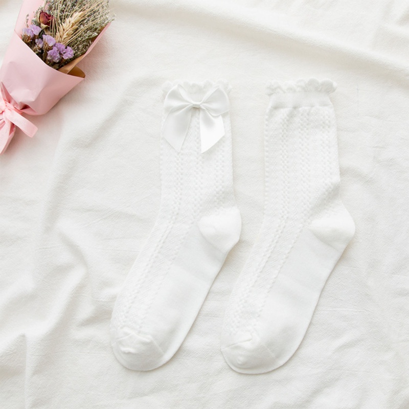 Xixi Đôi Vớ Dệt Kim Phối Ren Phong Cách Lolita Nhật Bản Ngọt Ngào Cho Nữ