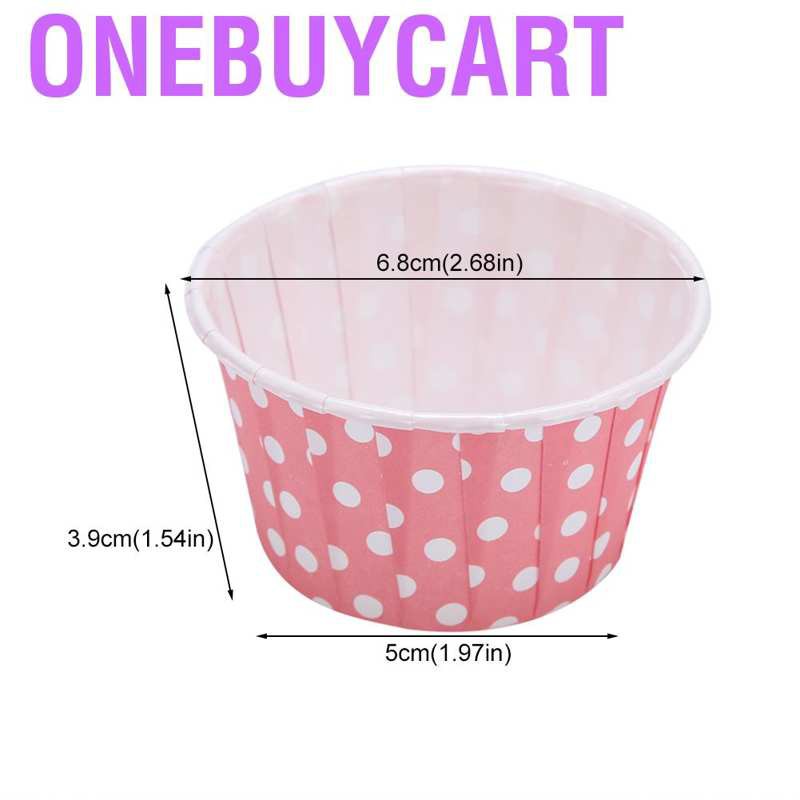 Set 100 Cốc Giấy Làm Bánh Cupcake