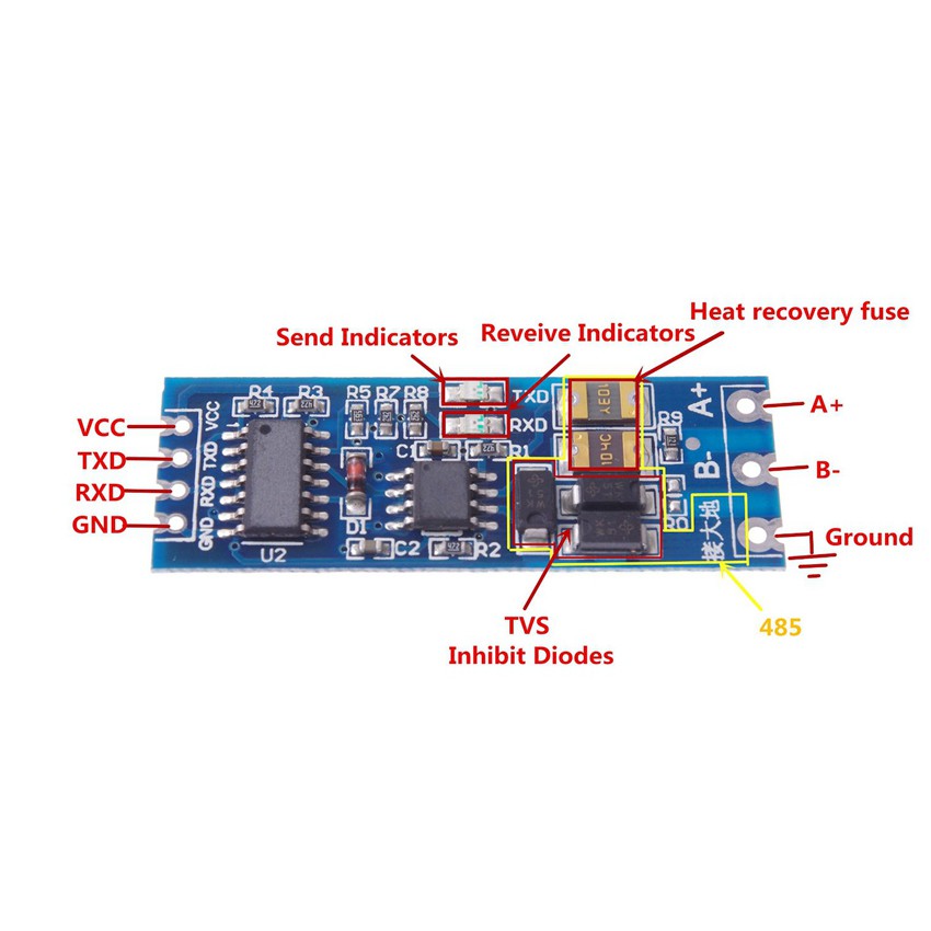 Module RS485 RS485-TTL01