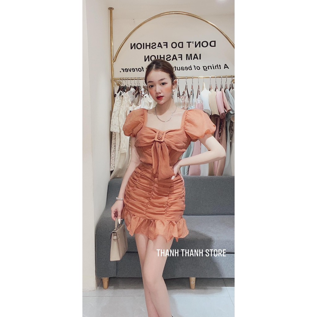 ✅[👗] Váy BODY nữ ôm body cao cấp | Đầm Trắng dự tiệc cưới, thiết kế nơ ngực, dạ hội đũi hàn tay lửng sang trọng đi chơi