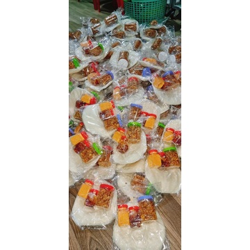 Set 500g phơi sương +100g muối nhuyễn +100g hành phi+100g dầu ớt