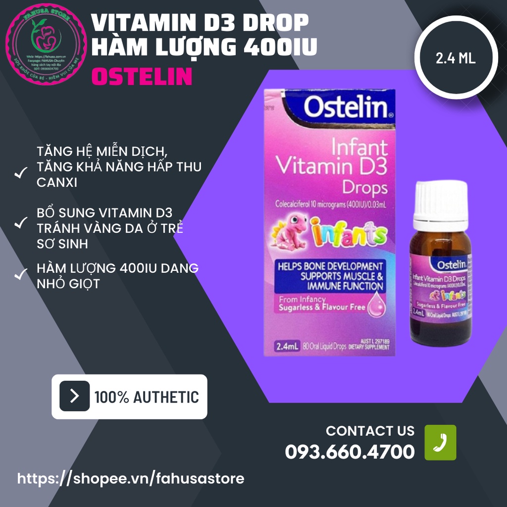 VITAMIN D3 OSTELIN ÚC DROP DATE 2025