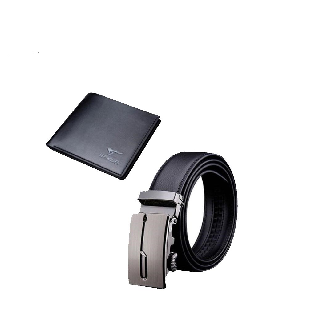 Combo Thắt lưng Da Nam MC01 Ví da thời trang VD88