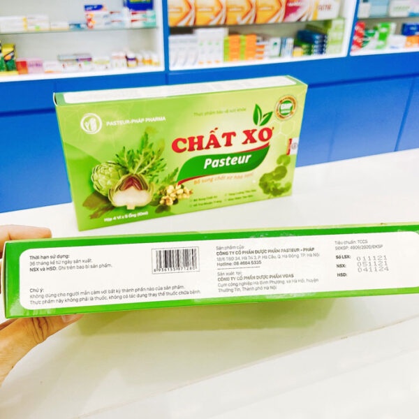 Chất xơ Pasteur, hỗ trợ bổ sung chất xơ, giảm táo bón ( hộp 20 ống x 10ml ) hàng chính hãng.