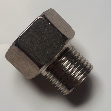 Lơ ren ngoài ren trong DN15/DN20 - Lơ INOX 304