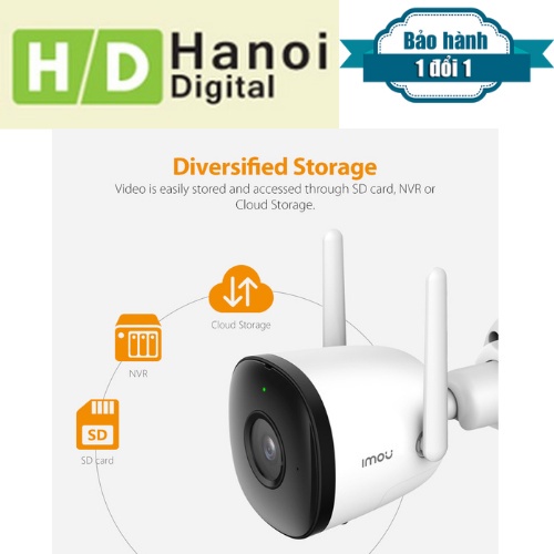 Camera IMOU F22P F22FP F22FEP Bullet WiFi Ngoài TrờI, Camera nhìn màu ban đêm 1080P FullHD HÀNG CHÍNH HÃNG