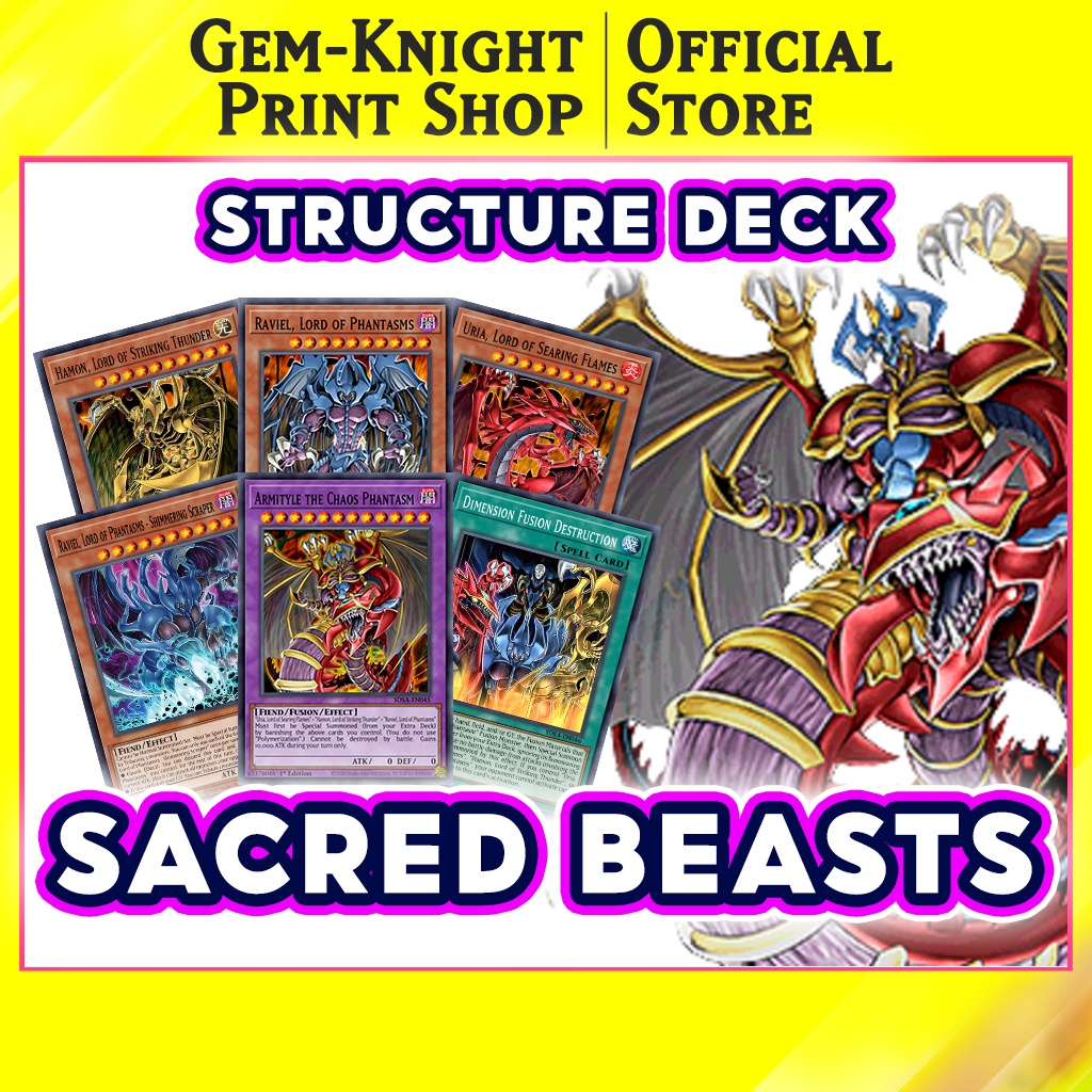 [Bài In] Bộ bài Yugioh - Structure Deck: Sacred Beasts