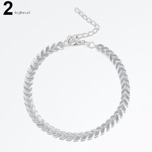 [Mã FAMAYFA giảm 10K đơn 50K] Lắc chân hợp kim màu vàng/bạc kiểu dáng thời trang cho nữ | BigBuy360 - bigbuy360.vn