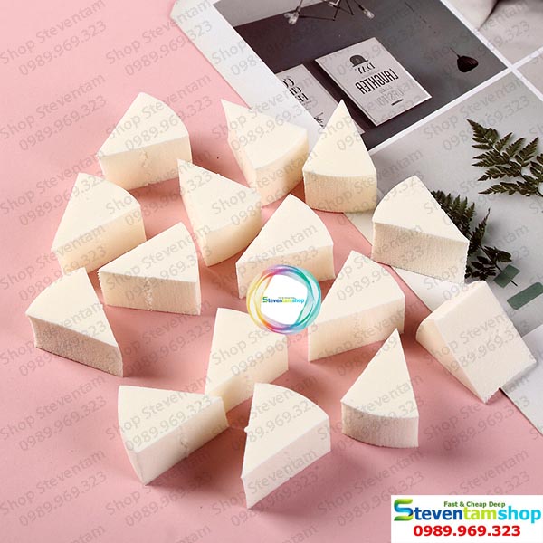 Bông phấn góc trang điểm