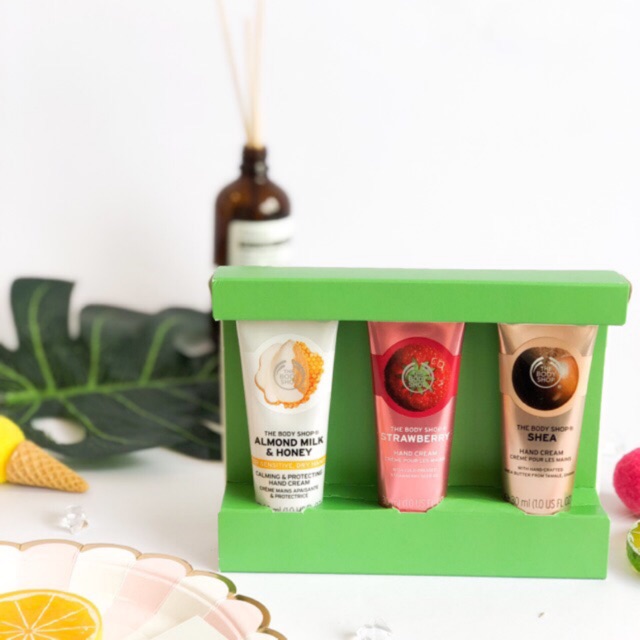 [30/100ml] Kem dưỡng tay dưỡng móng THE BODY SHOP HAND CREAM 30ml