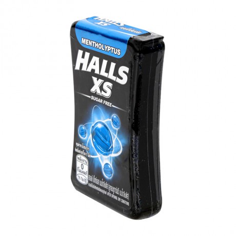 🔷 Lốc 12 Hộp Kẹo Ngậm Không Đường HALLS XS Hương Bạc Hà (15g/Hộp) 🔷