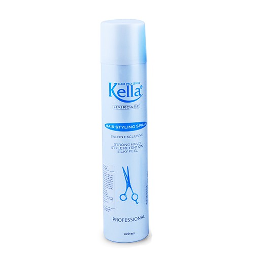 Keo xịt tóc Kella mềm giúp tạo kiểu và giữ nếp 420ml