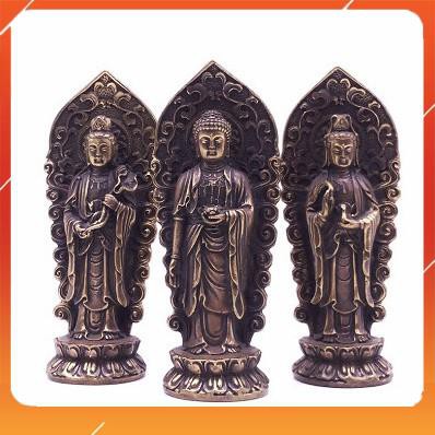 Tam Thế Phật 12Cm Nhỏ Đứng  Tượng Phật