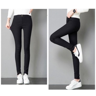  Quần Kaki thun nữ co giãn mạnh dáng ôm kèm ảnh thật 