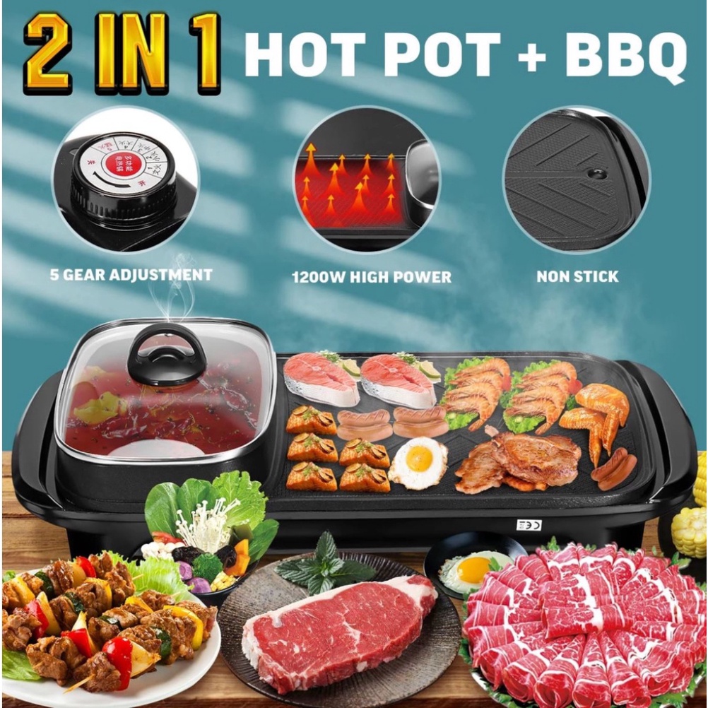 Bếp lẩu nướng - Bếp lẩu và nướng đa năng Chính hãng SOKANY