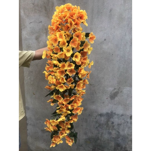 Rủ Hoa Tú Cầu _ hoa treo tường trang trí
