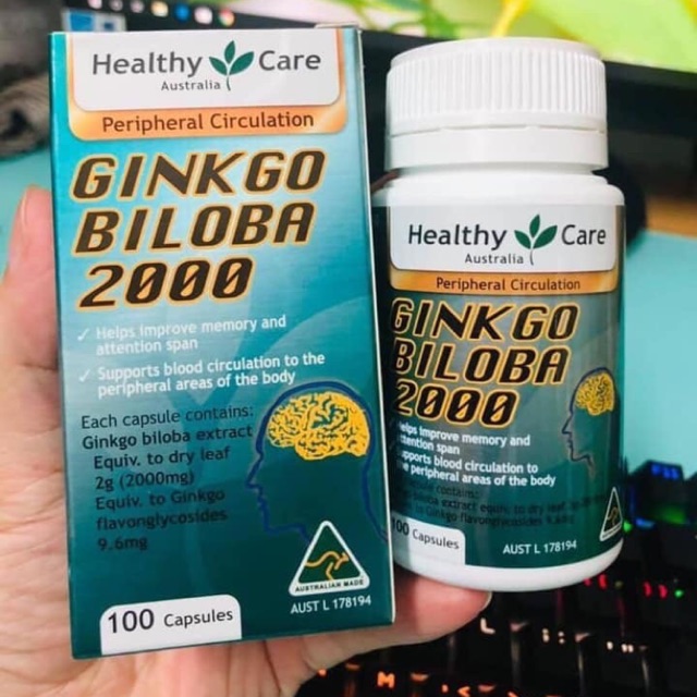 Bổ não Ginko Biloba 2000mg