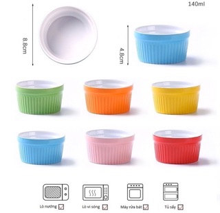 Cốc sứ Caramen 100ml