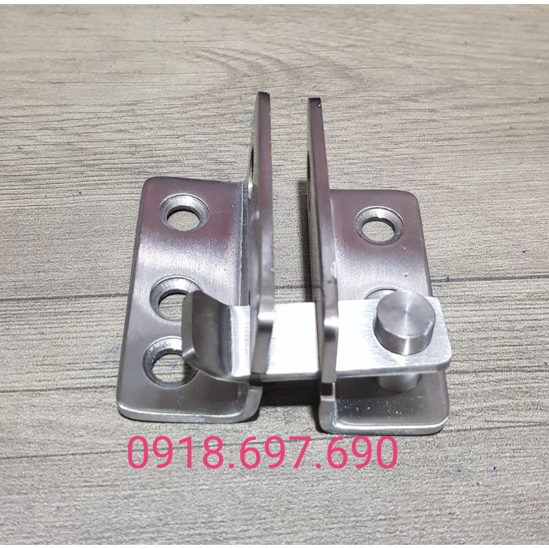 Chốt cửa có khoen bấm ổ khóa  INOX SUS304