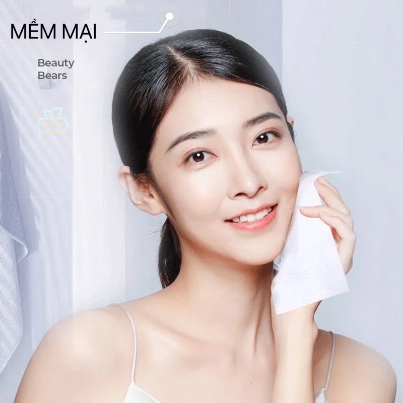 GIẤY LAU MẶT KHÔ MỀM DAI KHÔNG MÙI CAO CẤP DẠNG GÓI SUNNY DU , MỀM MỊN AN TOÀN CHO DA