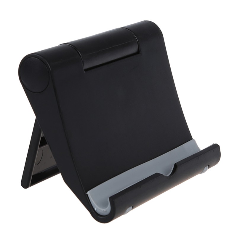 Đế đỡ đứng tùy chỉnh góc độ màu đen tiện dụng cho iPad Tablet iPhone eReader Kindle điện thoại