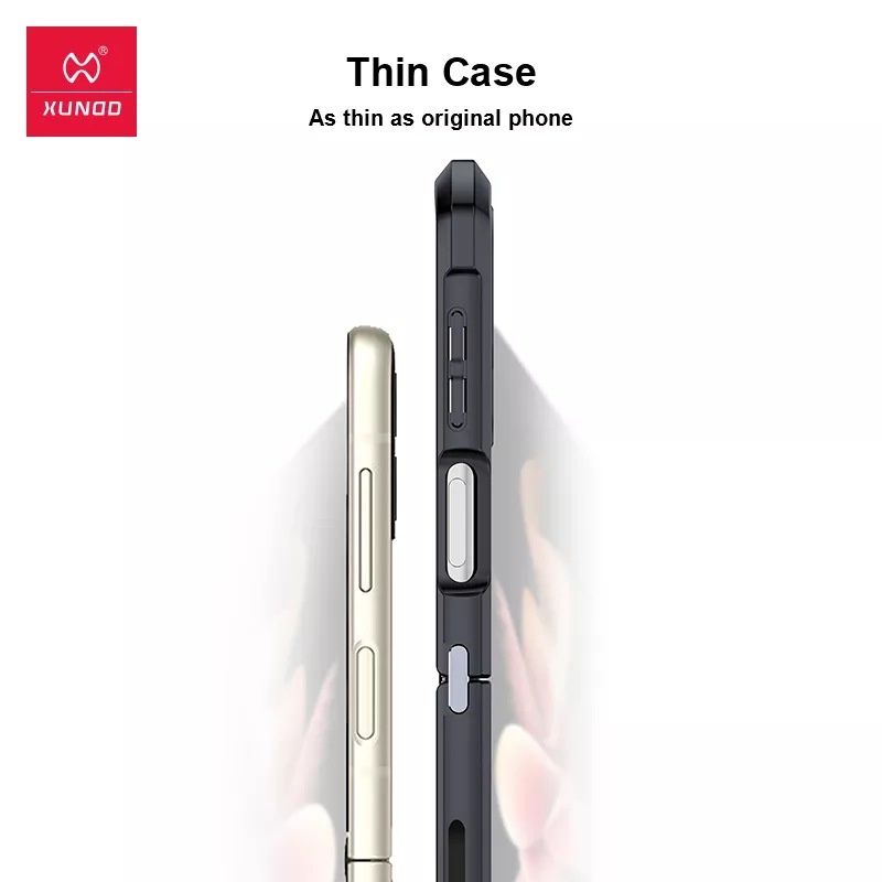 Ốp lưng Samsung Galaxy Z Flip3 5G hiệu Xundd lưng trong viền màu chống sốc chống va đập