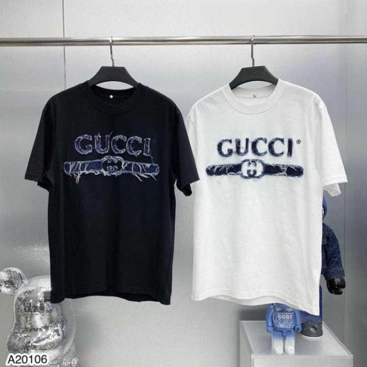 Áo Phông Nam Chữ Thêu Chất Cotton Cao Cấp - Áo Chữ Thêu Nam Nữ