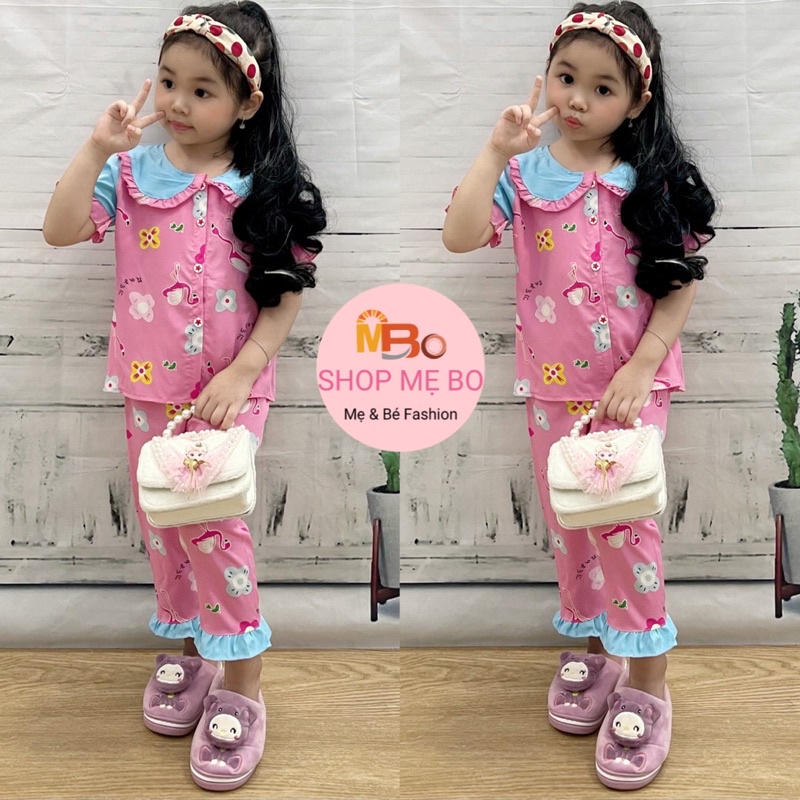 QUẦN ÁO TRẺ EM - Bộ pijama bé trai bé gái dài tay thun cotton xuất dư cực xịn