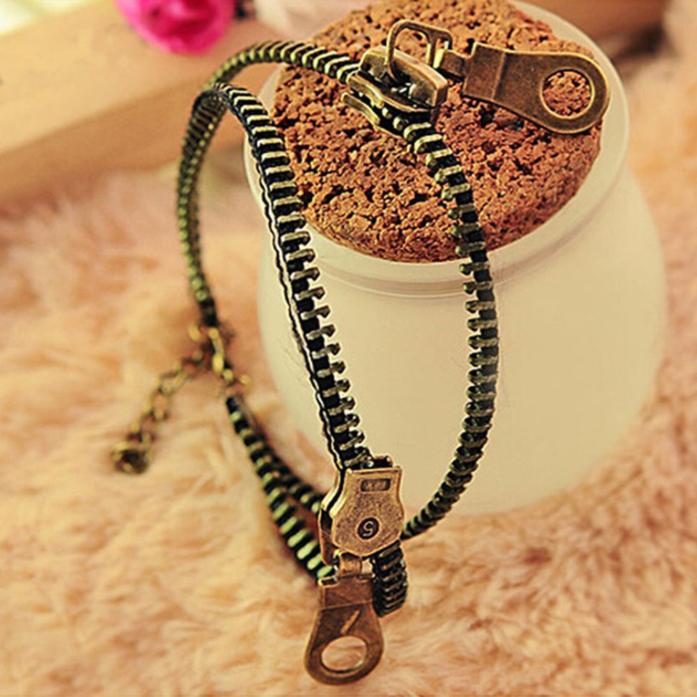 Vòng Đeo Cổ Chân Bằng Kim Loại Hình Khóa Kéo Nhiều Màu Thời Trang Cổ Điển Cho Nam Và Nữ | BigBuy360 - bigbuy360.vn