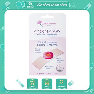 Miếng dán giảm mụn cóc CORN CAPS, dán mụn cơm, ăn toàn, hiệu quả, dễ sử dụng