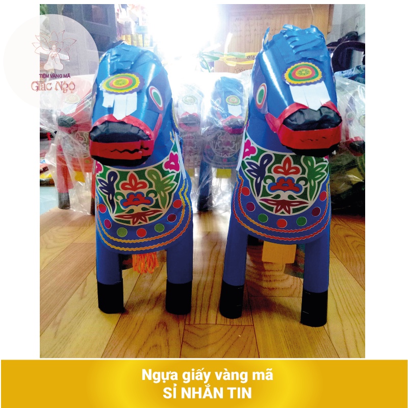 Ngựa Giấy Vàng Mã - Vàng Mã Giá Rẻ Sỉ Lẻ