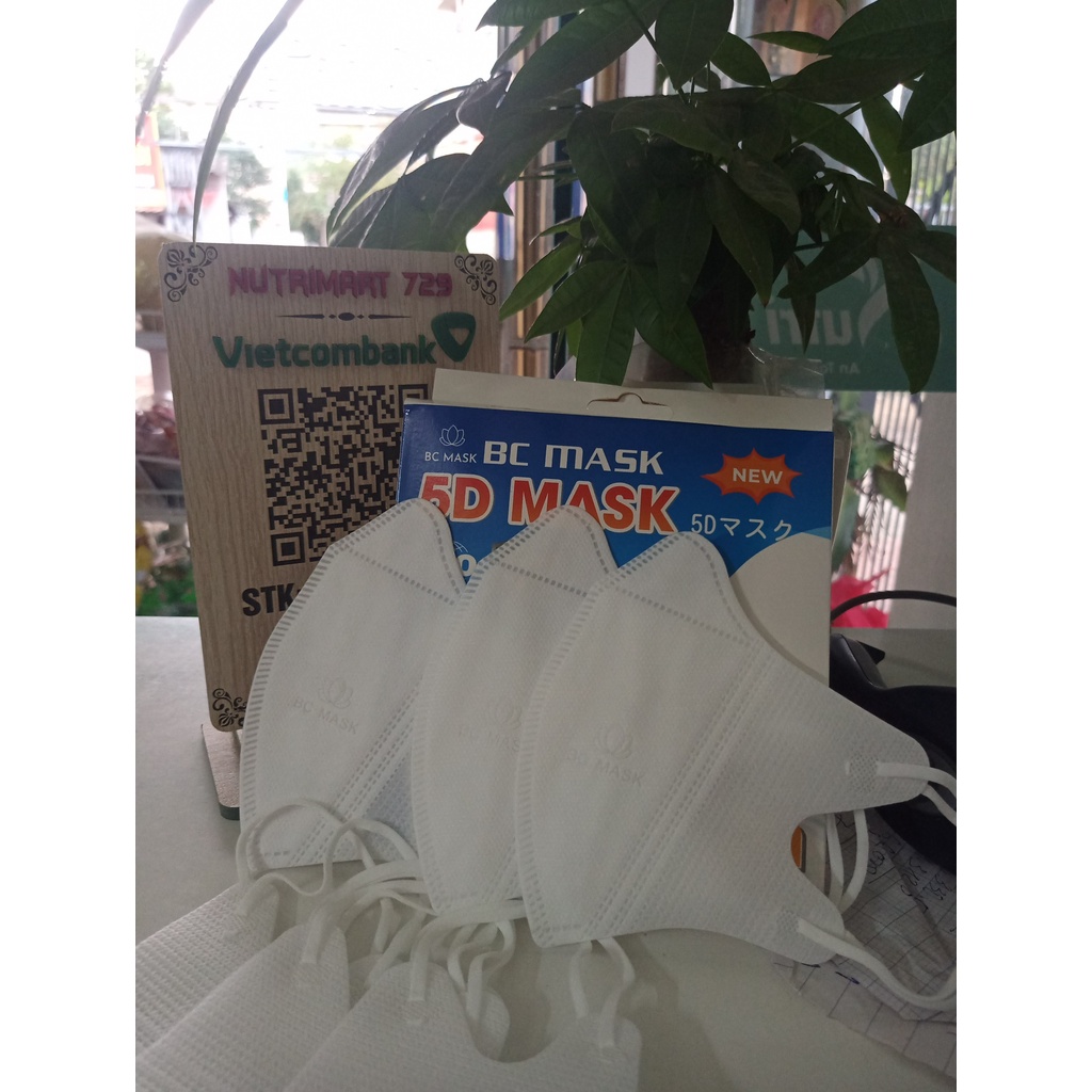 Thùng 100 cái khẩu trang y 5D BC Mask