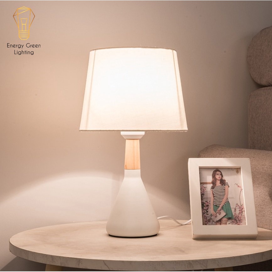 Đèn Ngủ Để Bàn Energy Green Lighting DB-3052 - Kim Loại Cao Cấp - Kiểu Dáng Sang Trọng - Tặng Kèm Bóng Led