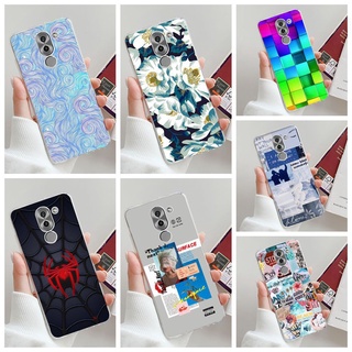 Ốp điện thoại TPU silicone dẻo in họa tiết thời trang thích hợp cho Huawei Honor 6X/ GR5 2017/ Mate 9 Lite 5.5 inch