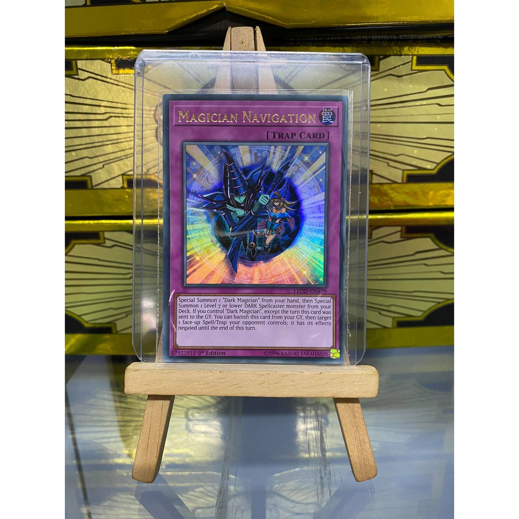 [ Dưa Hấu Yugioh ] Lá bài thẻ bài Magician Navigation - Ultra Rare - Tặng bọc bài nhựa bảo quản