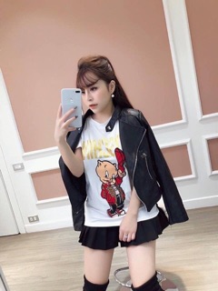 Áo phông moschino hình