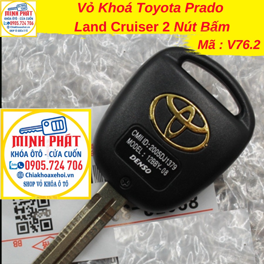 Vỏ Chìa khoá xe Toyota land cruiser